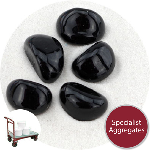 Glass Stones - Jet Black - Click & Collect